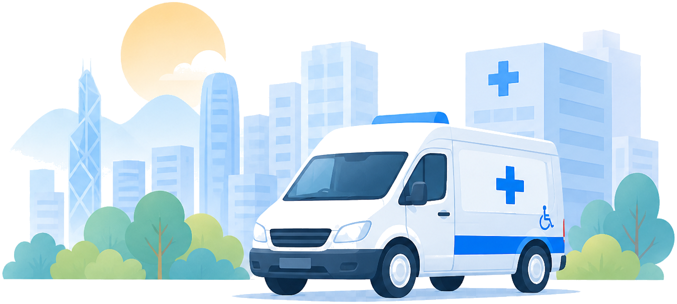 Medical transport illustration